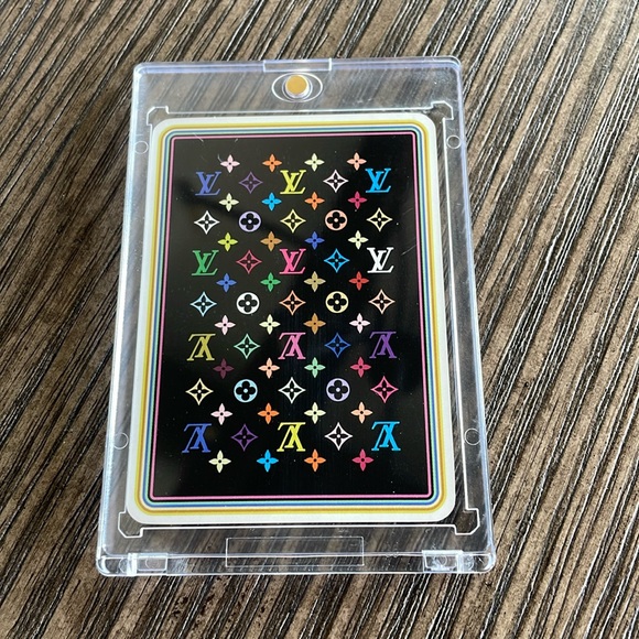 Louis Vuitton Black Murakami Playing Card in display case - Picture 1 of 2